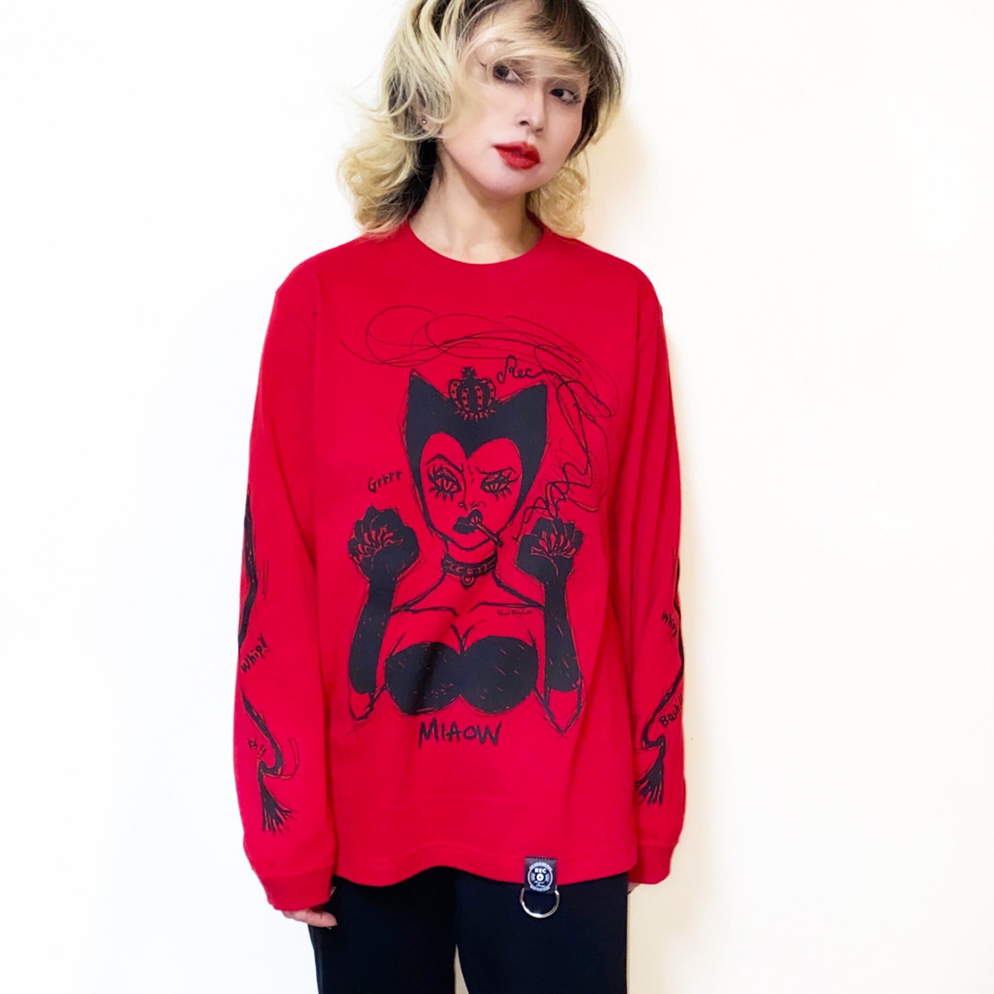 ROYAL CAT WOMAN TEE -RED | REC by ROYAL PUSSY
