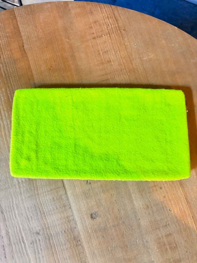 タフティング 小物トレー 20×11cm ハンドメイド カラフル 1点販売