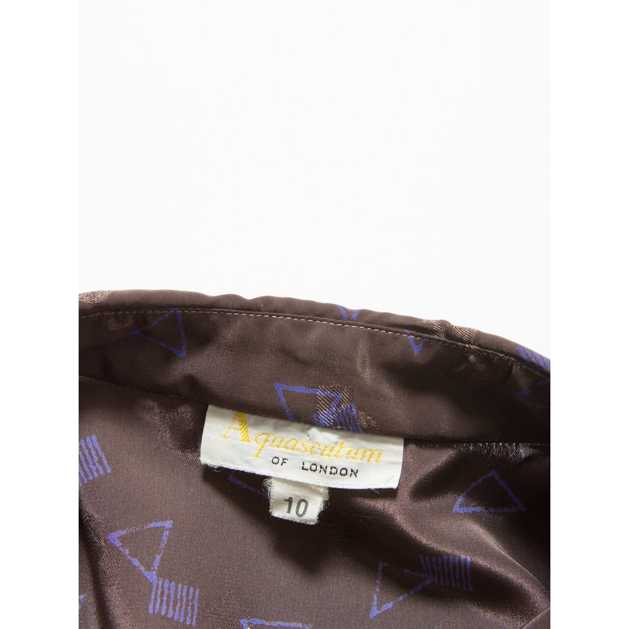 【Aquascutum】Made in Canada pleated blouse（アクアスキュータム カナダ製プリーツブラウス シャツ）3b