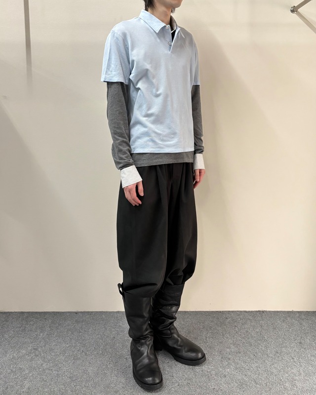 【PRADA】box silhouette basic polo