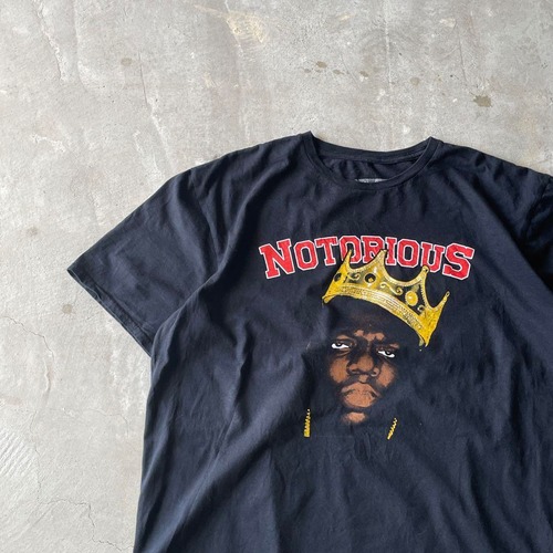 the notorious B.I.G. / print T-shirt size XL