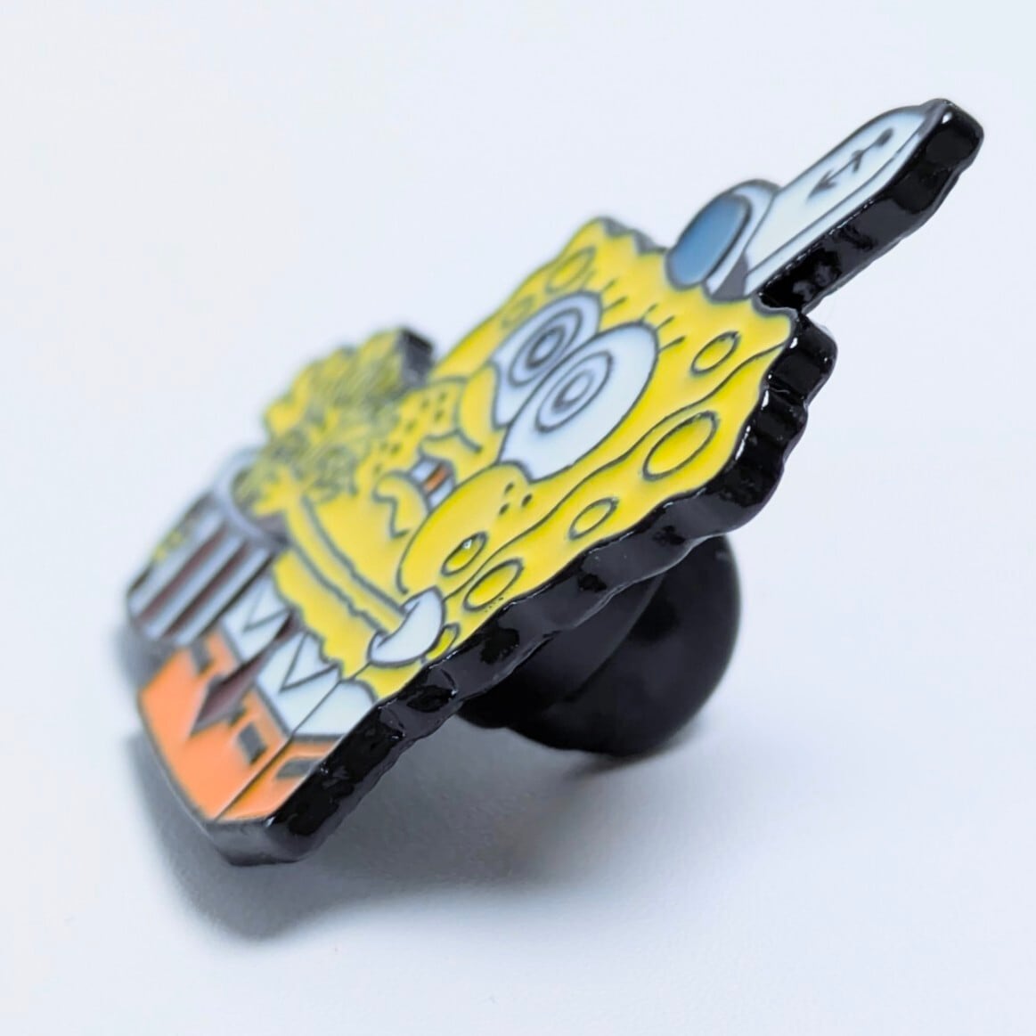送料無料! ★ピンズ PINS★ピンバッジ 【スポンジボブ (ポップコーン珊瑚)】 〚アメリカン雑貨 アメトイ〛