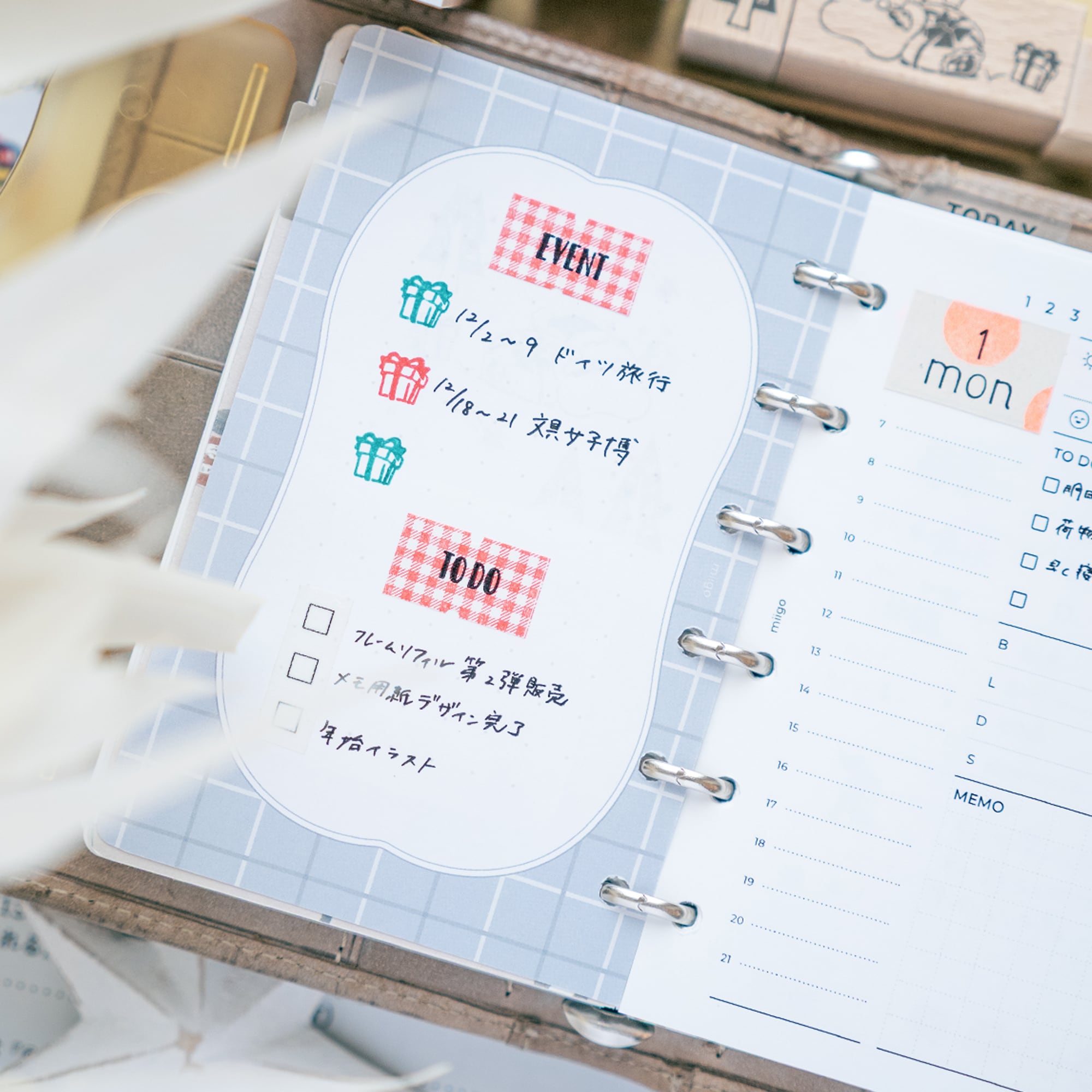 【チェックなフレームリフィル】ブランケット | M6