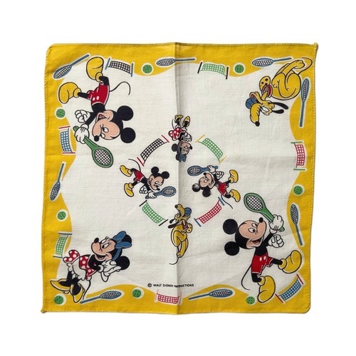 【Good】1960s  Disney  ヴィンテージハンカチ