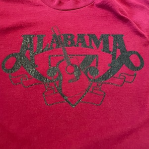 【FRUIT OF THE LOOM】90s USA製 アコギ アコースティック ギター プリントTシャツ アメリカ古着