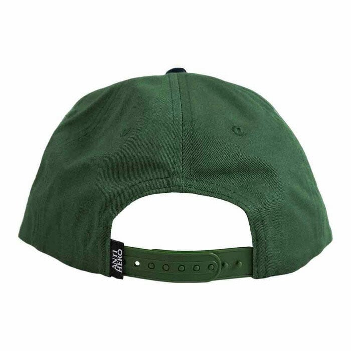 ANTIHERO アンチ ヒーロー キャップ 帽子 スケボー 鳩 LIL PIGEON-Spapback FOREST GREEN BRITISH  KHAKI スナップバック アンタイヒーロー スケートボード