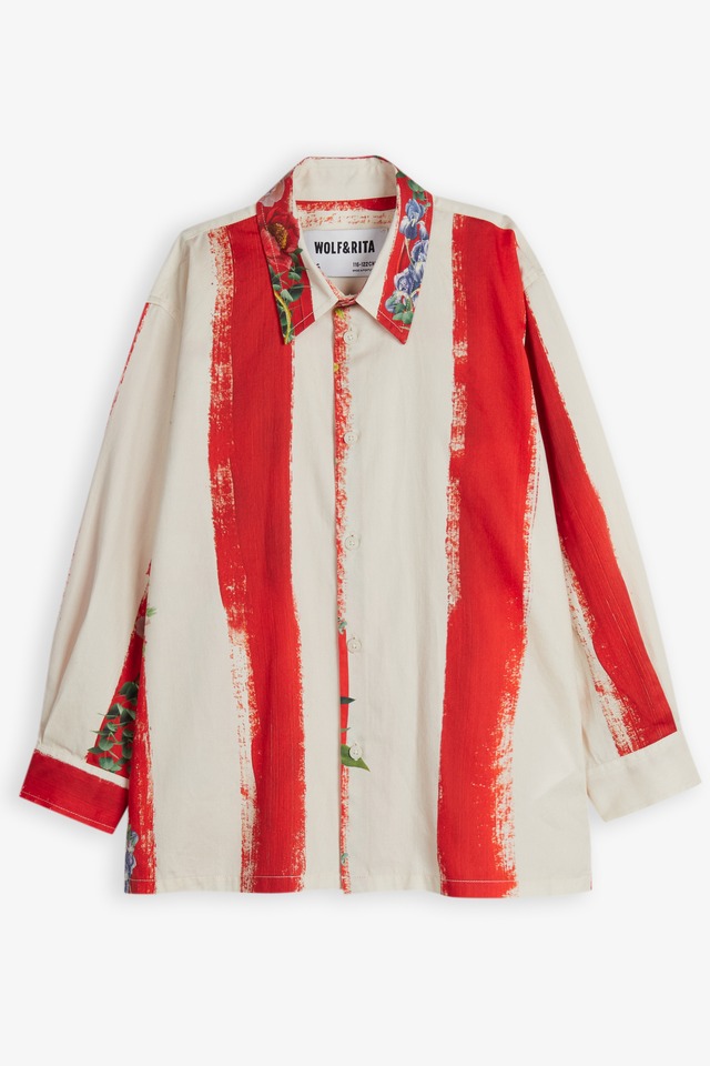 〈 WOLF&RITA 25AW 〉  RAUL - SHIRT / シャツ / BLUMEN
