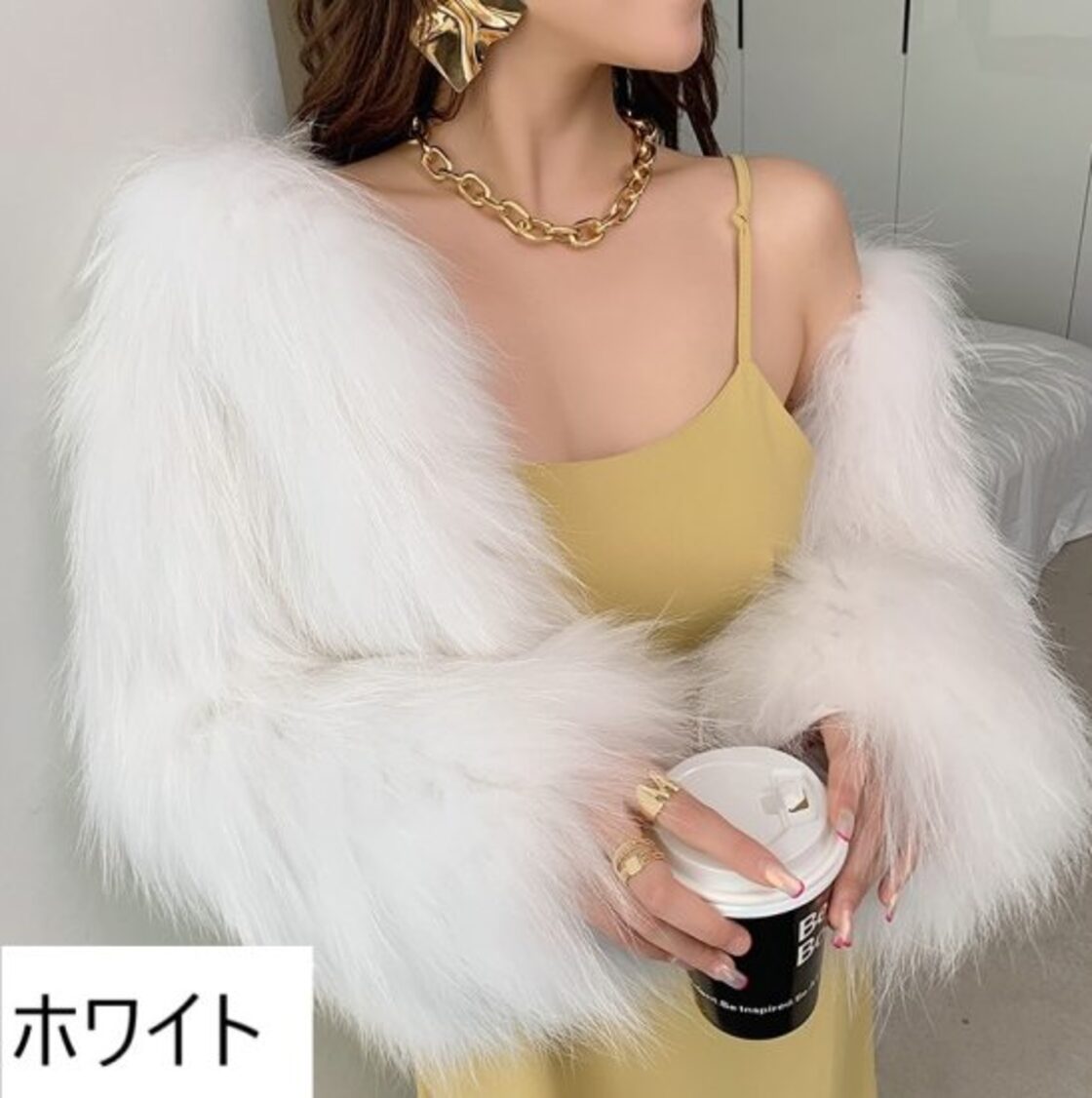 フェイクファージャケット ファー ジャケット コート アウター 羽織 
