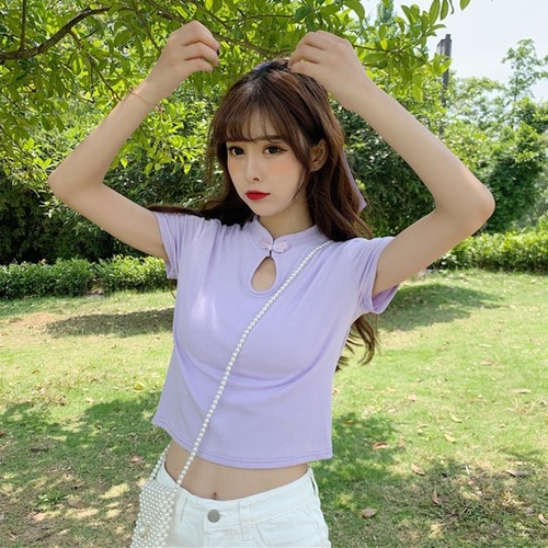 ✞ Tシャツ スリムショートスタンドカラーバックルソリッド カラーコート ソリッドカラー ✞ゴスロリ SM ミリ 甘ロリ クラロリ 和ロリ エレガント 黒ロリ 姫ロリ 華ロリ BB-BB4507426