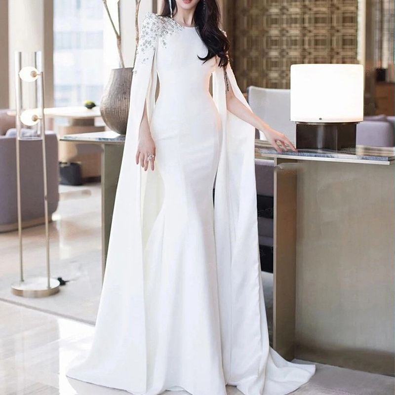 ロングスリーブマーメイドドレス D1630 | 演奏会・ステージ