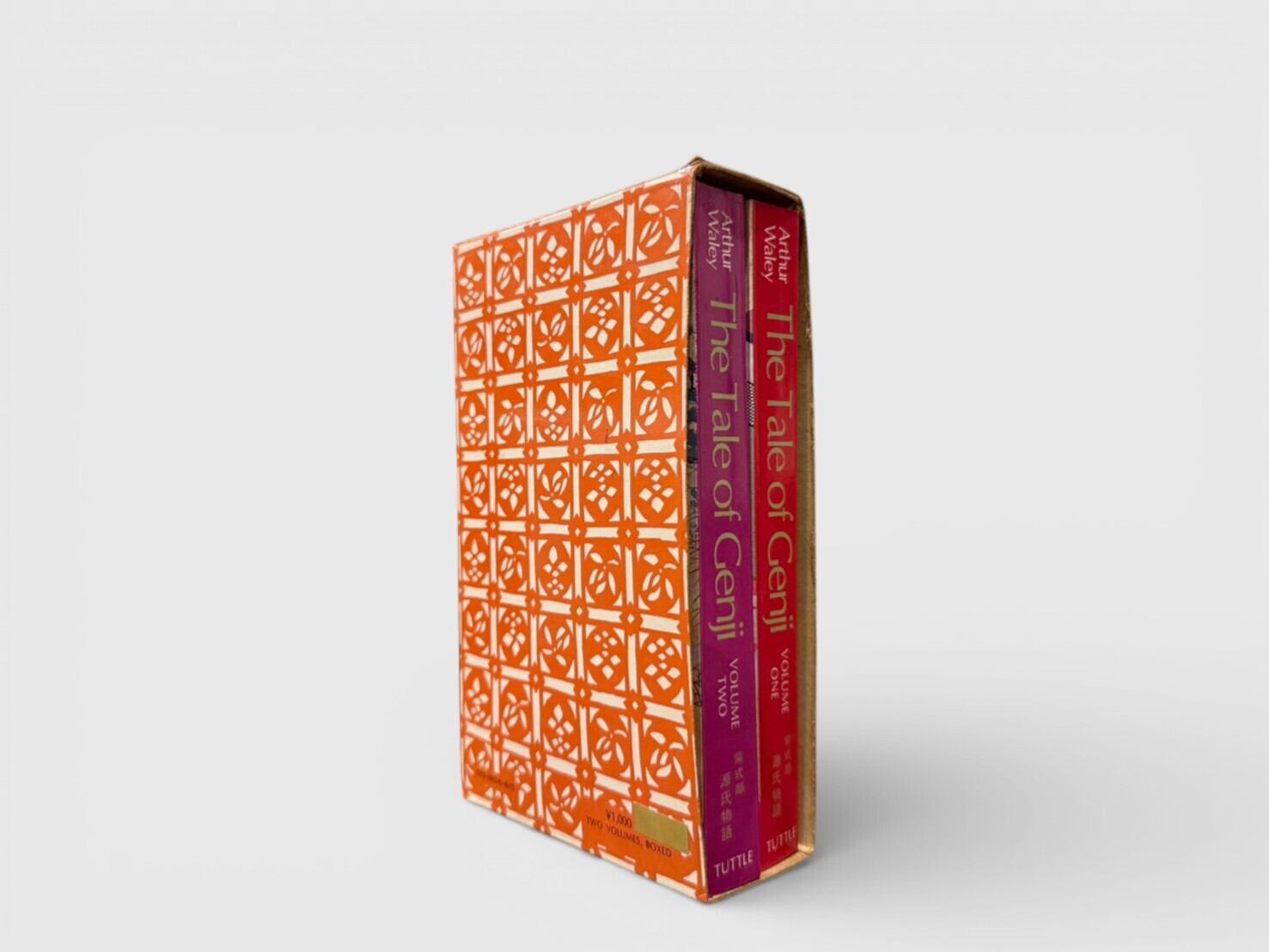 SJ874】【SECOND TUTTLE PRINTING】The Tale of Genji .Two-volume set