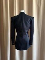 MADE IN JAPAN black sheer sleeve jacket-4736-6