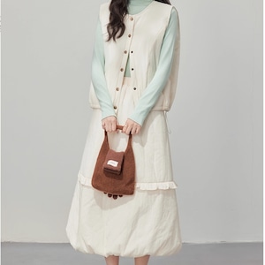 【2点セット】2色/ベスト+バルーンスカート ・9352 【2点セット】2色/ベスト+バルーンスカート ・9352