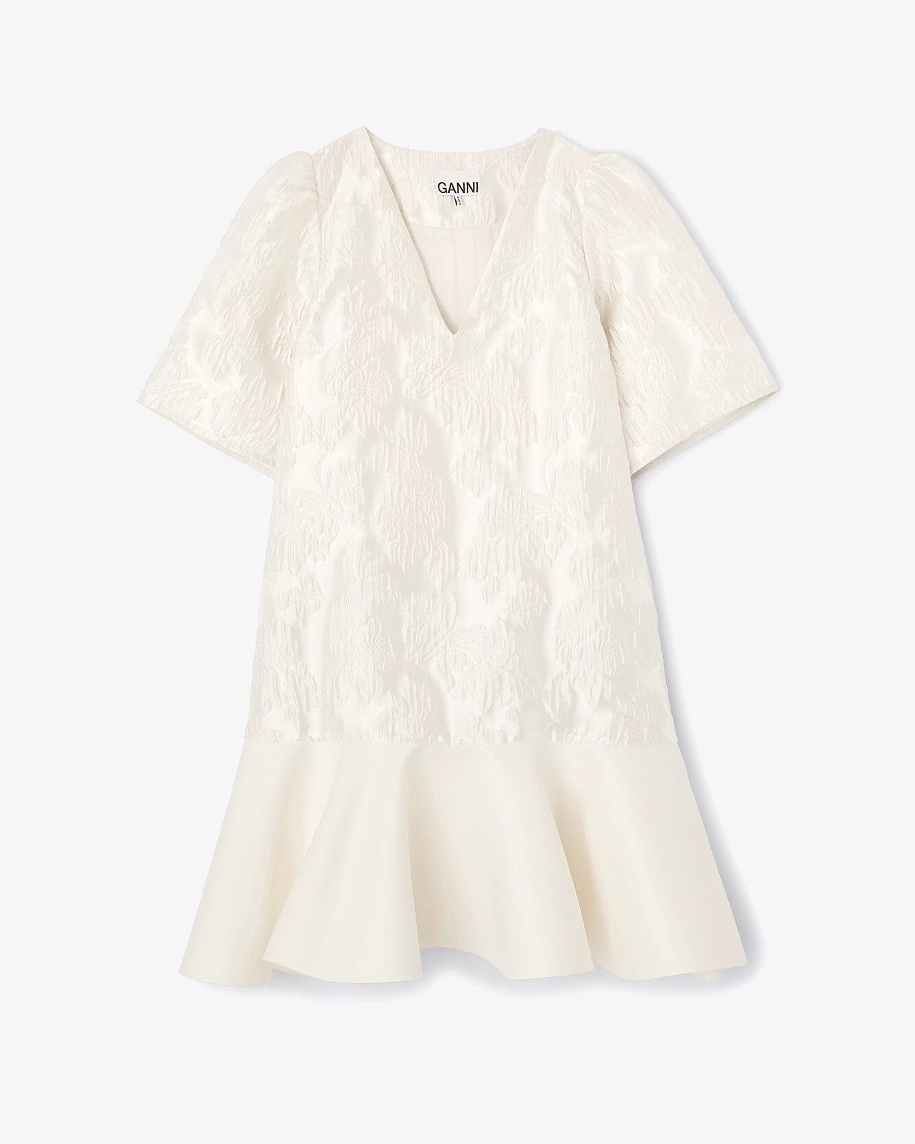 CFCL】HYPHA PUFF SLEEVE MINI DRESS | idealclasse