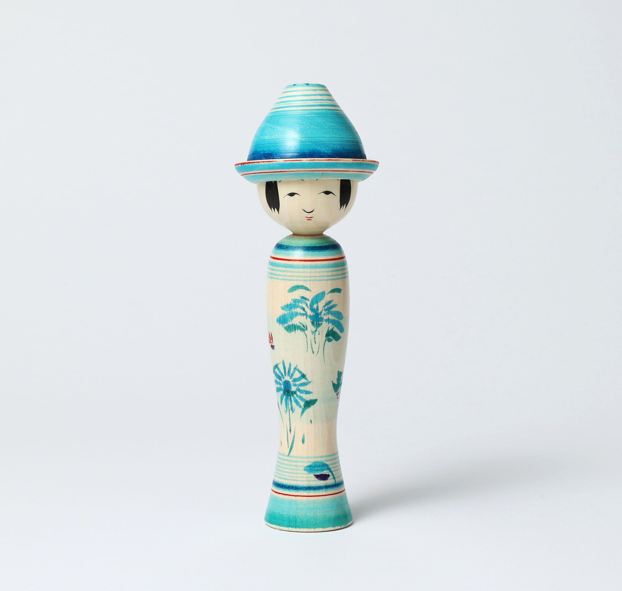 大沼秀顕工人 こけし【蓋付きえじこ】 大沼秀顕工人 こけし【蓋付きえ