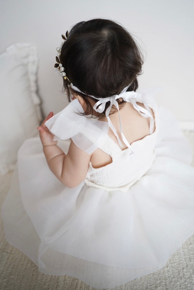 即納ふわふわラッフルドレス pink