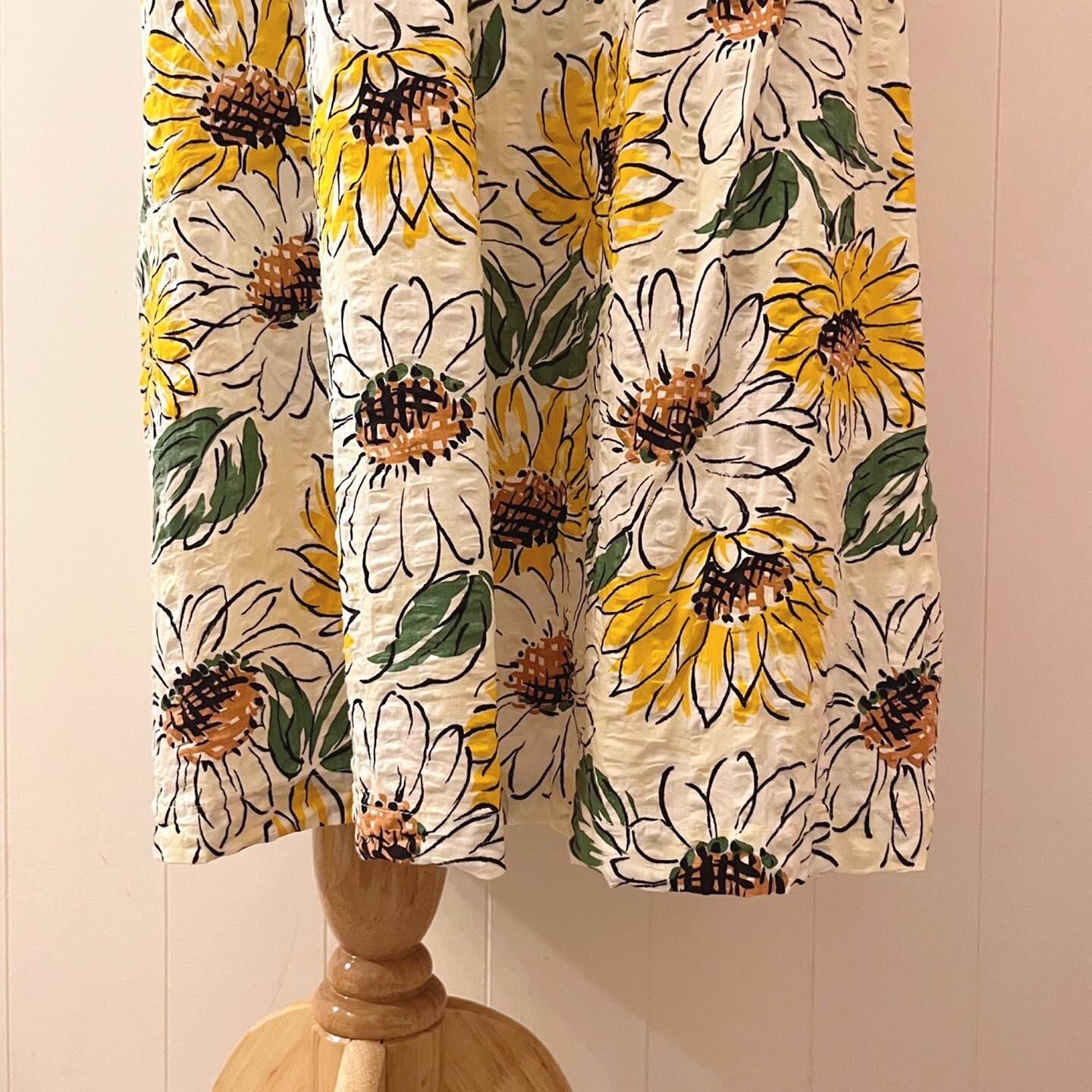 sunflower white jumper skirt
