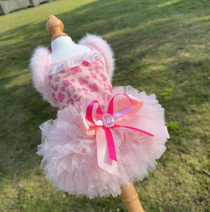 《予約》3102354 レオパルド柄チュチュ ワンピース