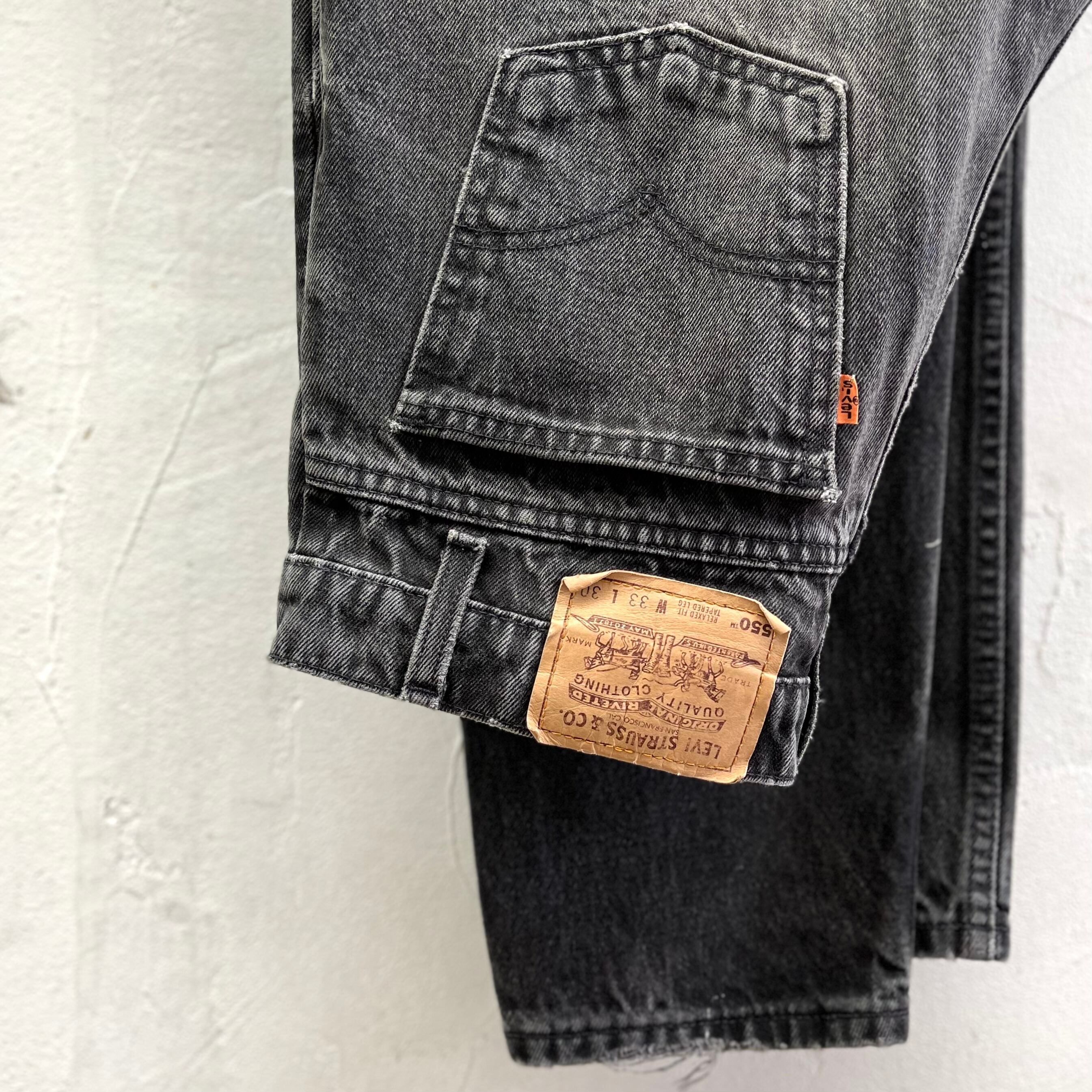 USA製 90年代 size : W33×L30【 Levi's 】リーバイス 550 ブラック