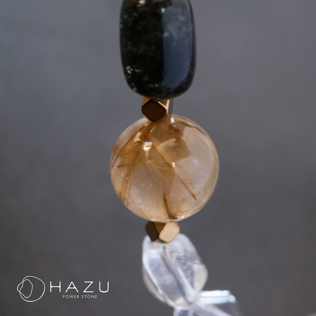 あらゆる財を豊かにするガーデン＆ルチル［グリーンガーデンクォーツ／ルチルクォーツ／シトリン／水晶／ヘマタイト］