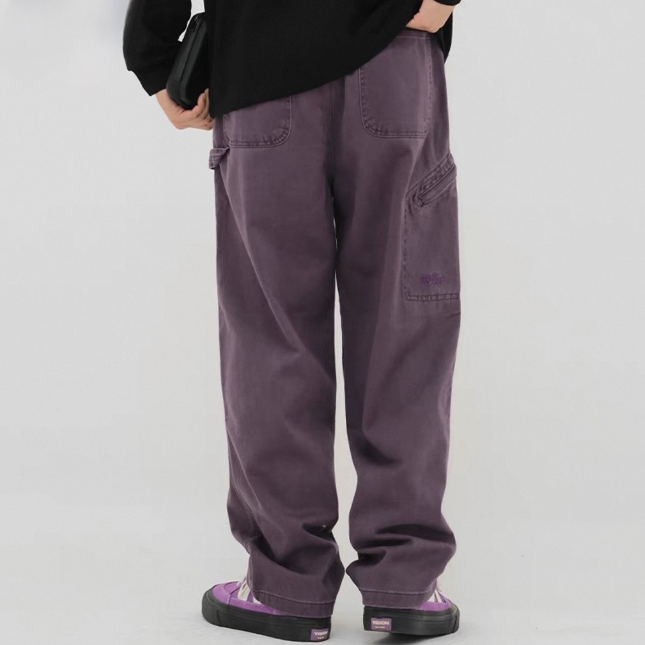 Loose fit utility cargo pants 0653 - 13