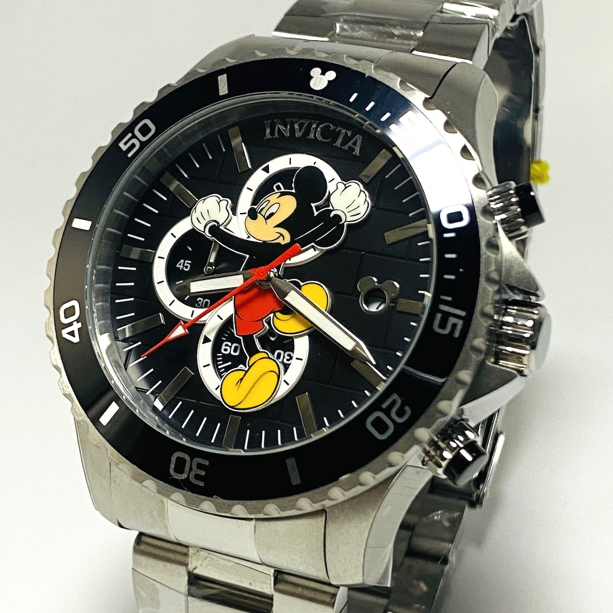 高級時計 インビクタ】INVICTA ディズニー ミッキー ダイバー クロノ 
