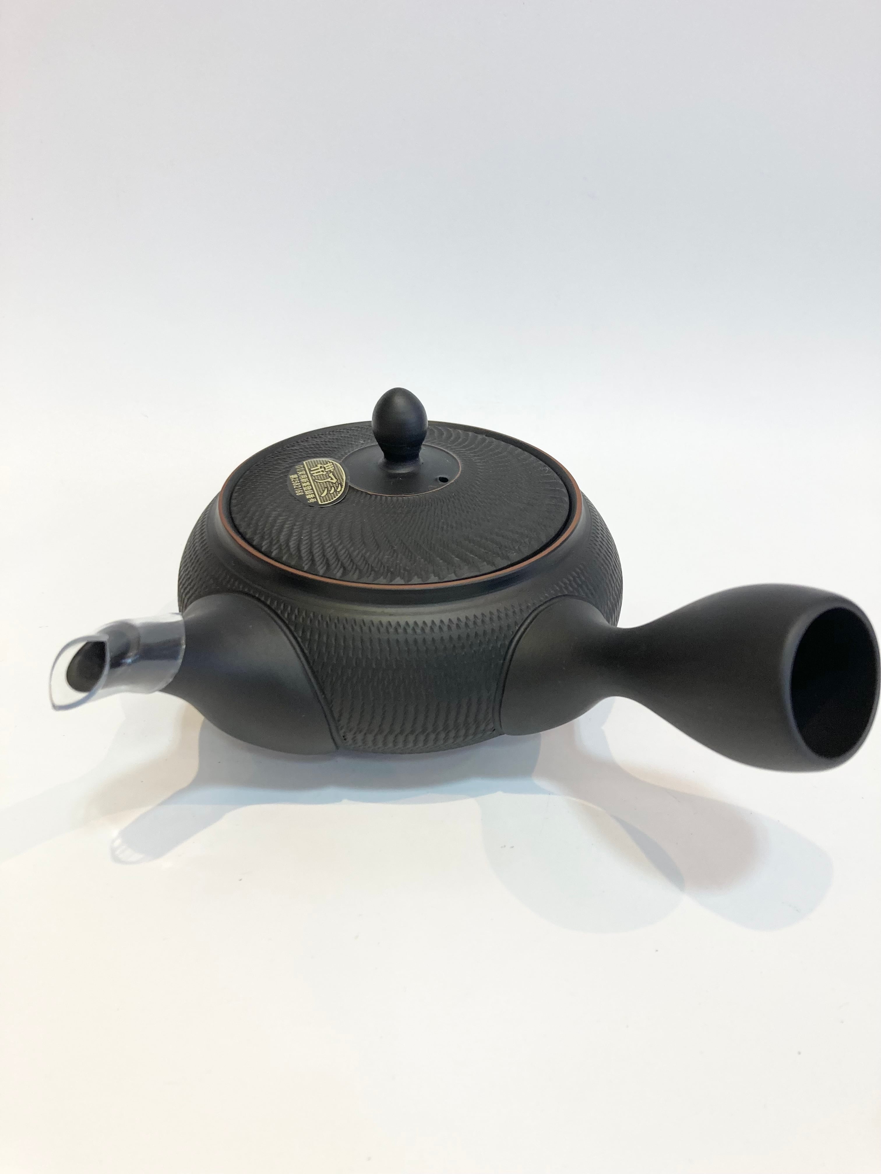 急須】常滑焼 宝龍 320ml 帯アミ 深蒸し茶 ほうじ茶 玄米茶用 | 若林陶器