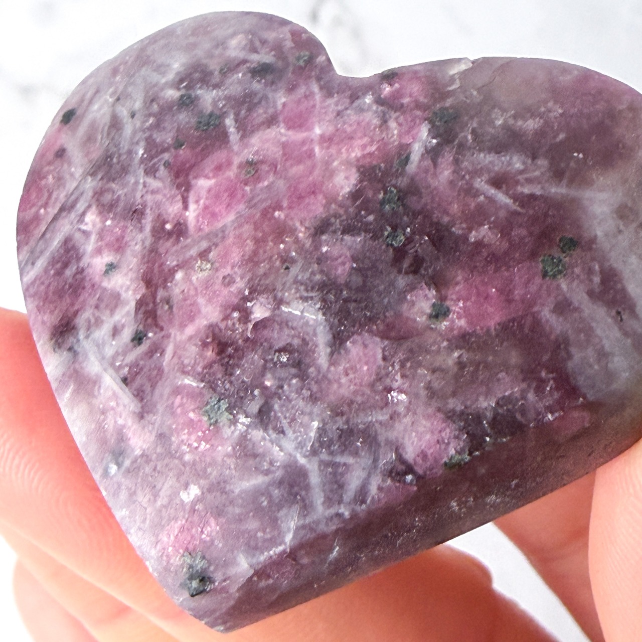 ユニコーンストーン ハート * Unicorn Stone * 天然石