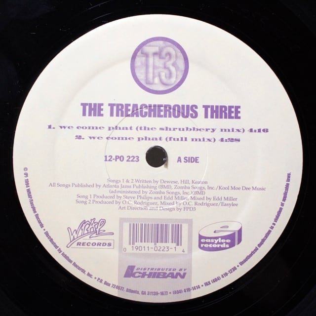 Treacherous Three / We Come Phat [12-PO 223] - 画像1