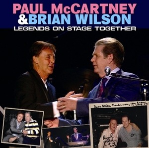NEW PAUL McCARTNEY  & BRIAN WILSON  - LEGENDS ON STAGE TOGETHER   1CDR  Free Shipping