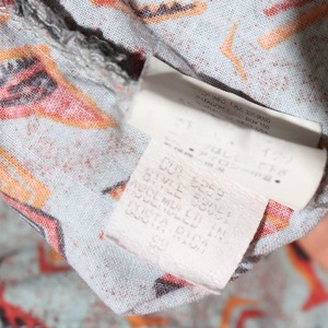 美品 XL 93年 ACシャツ patagonia パタゴニア アロハシャツ ピラニア 魚 サカナ 総柄