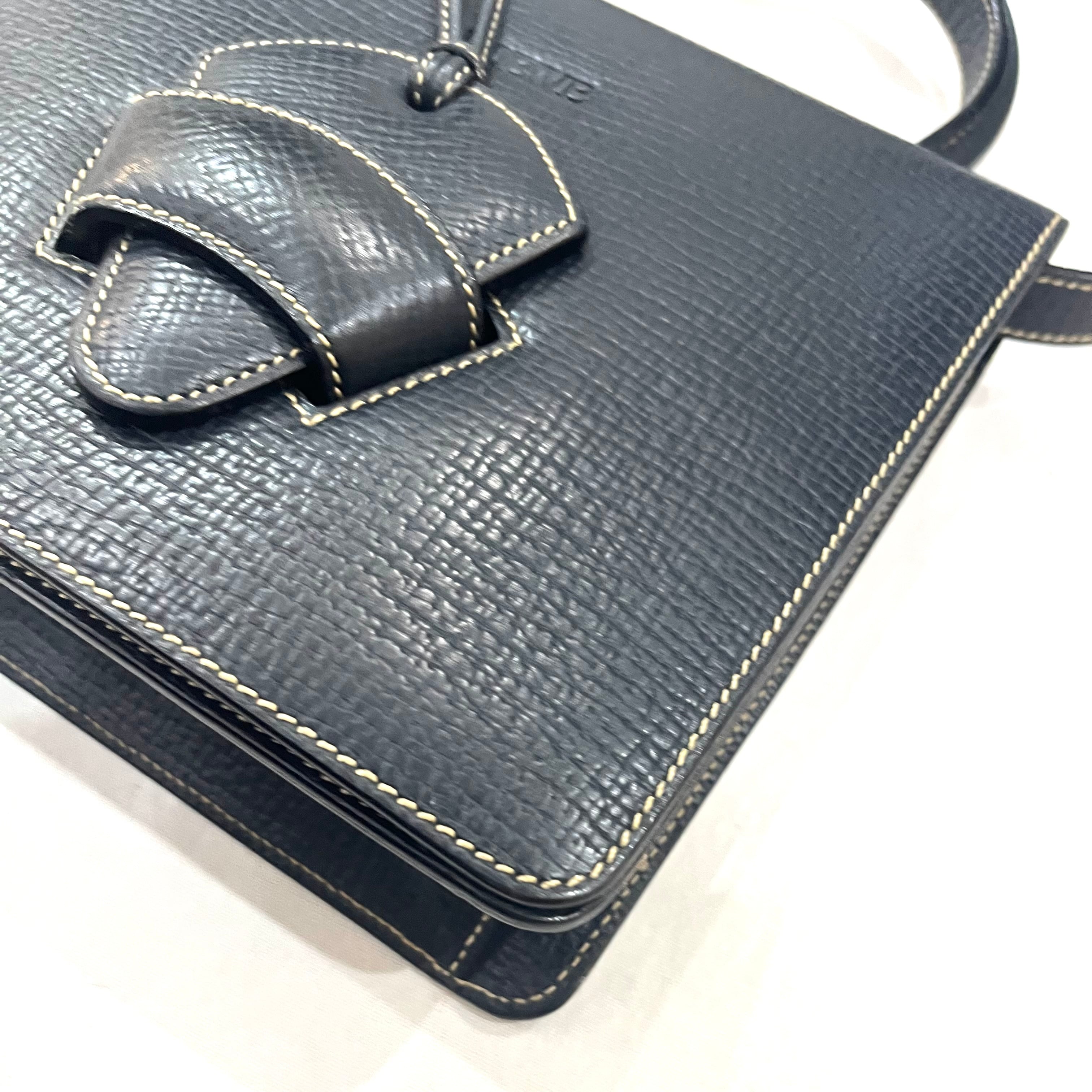 LOEWE】2294 名門レザーメゾン。ロエベ スペイン製 2WAYレザー