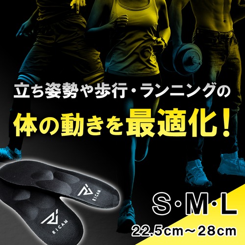 運動連鎖系RiCAMインソール サイズ S・M・L