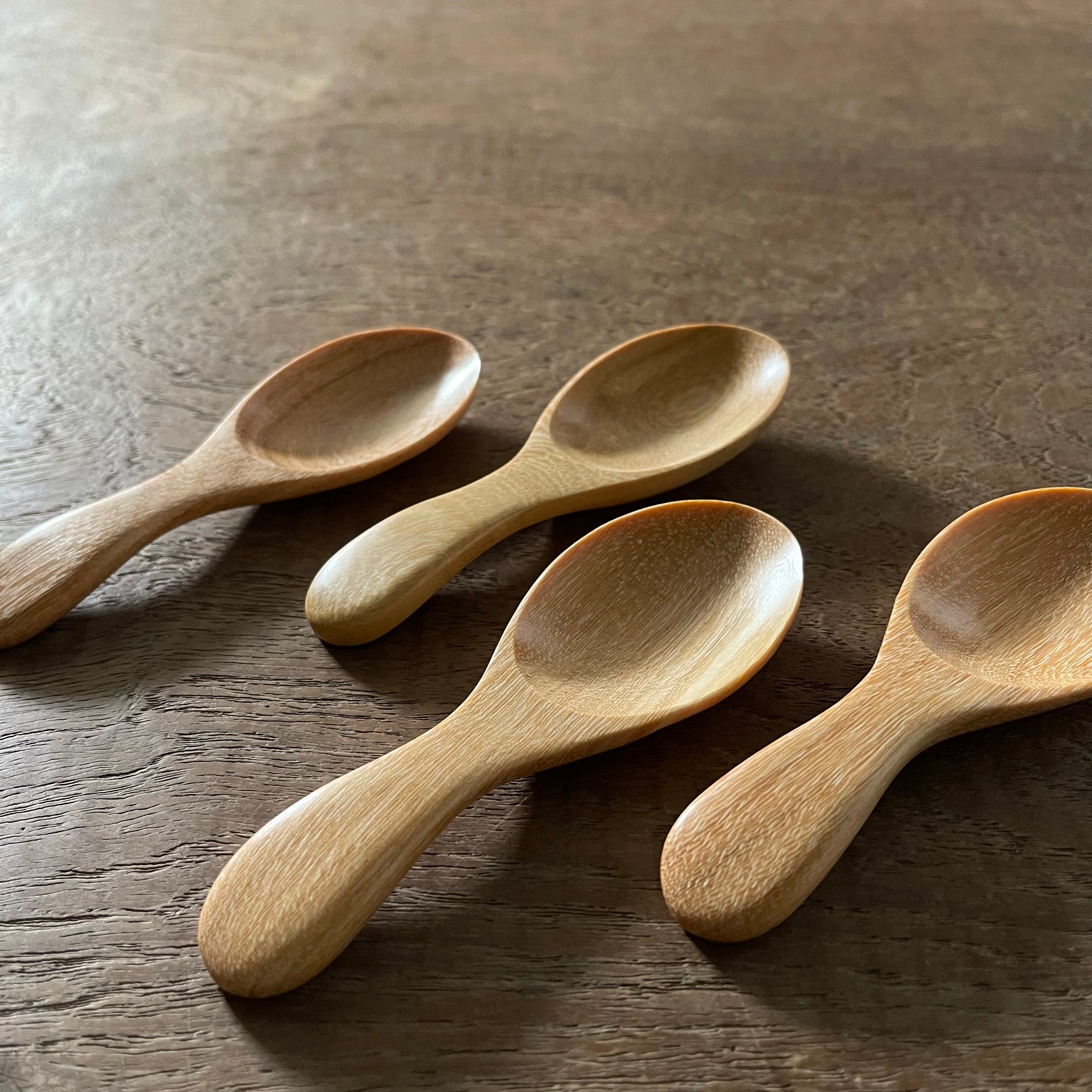 木製 茶さじスプーン 3.5cm x 11cm | Paddle(パドル)