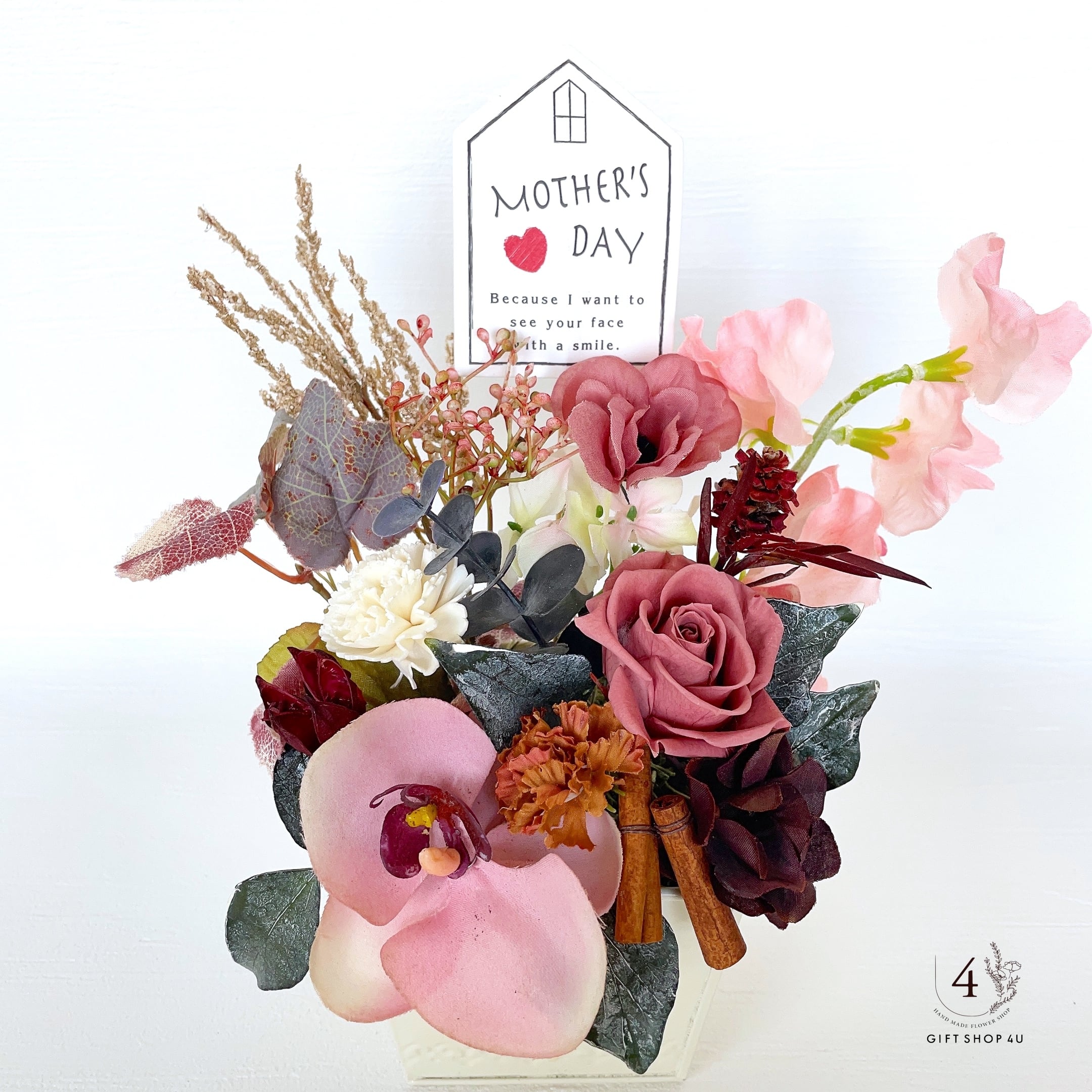 母の日】mother's day✴︎ ローズ・カーネーションフラワーボックス