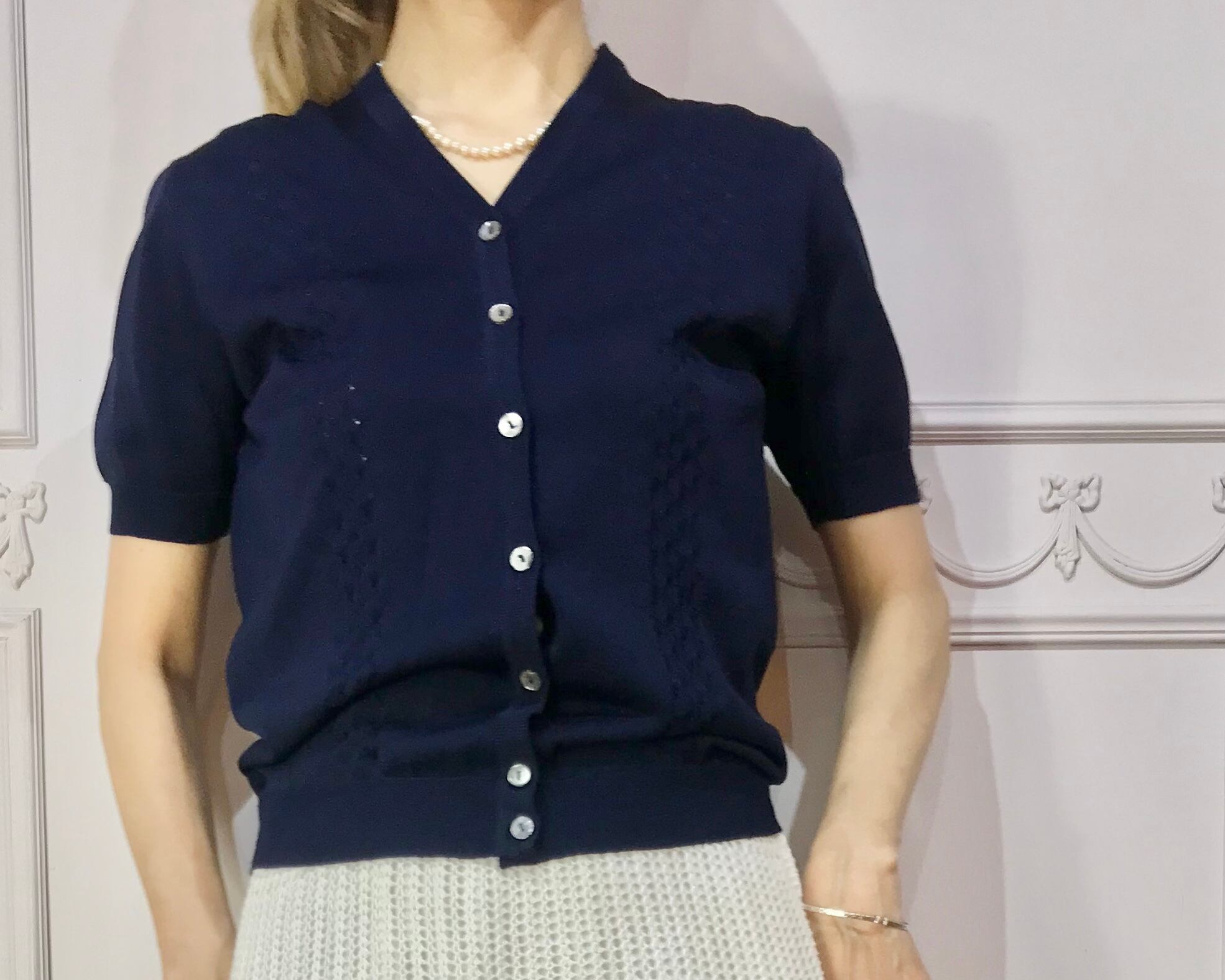 ネイビーカーディガン lot 20421