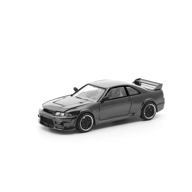 POP RACE 1/64 R33 GTR DARK CHROME R33 GTR ダーククローム