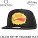 BRIXTON ブリクストン MAVIS NP HP TRUCKER HAT スナップバック メッシュキャップ フォームトラッカー 帽子 メンズ レディース BLACK 26SP 日本代理店正規品