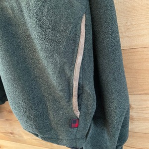 【Woolrich】ハーフスナップ フリースジャケット プルオーバー XL アメリカ古着