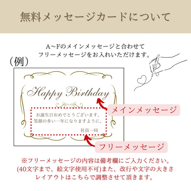 【ロゴフラワー】プリザーブドフラワーデザイン｜Mサイズ（210×300×80mm）