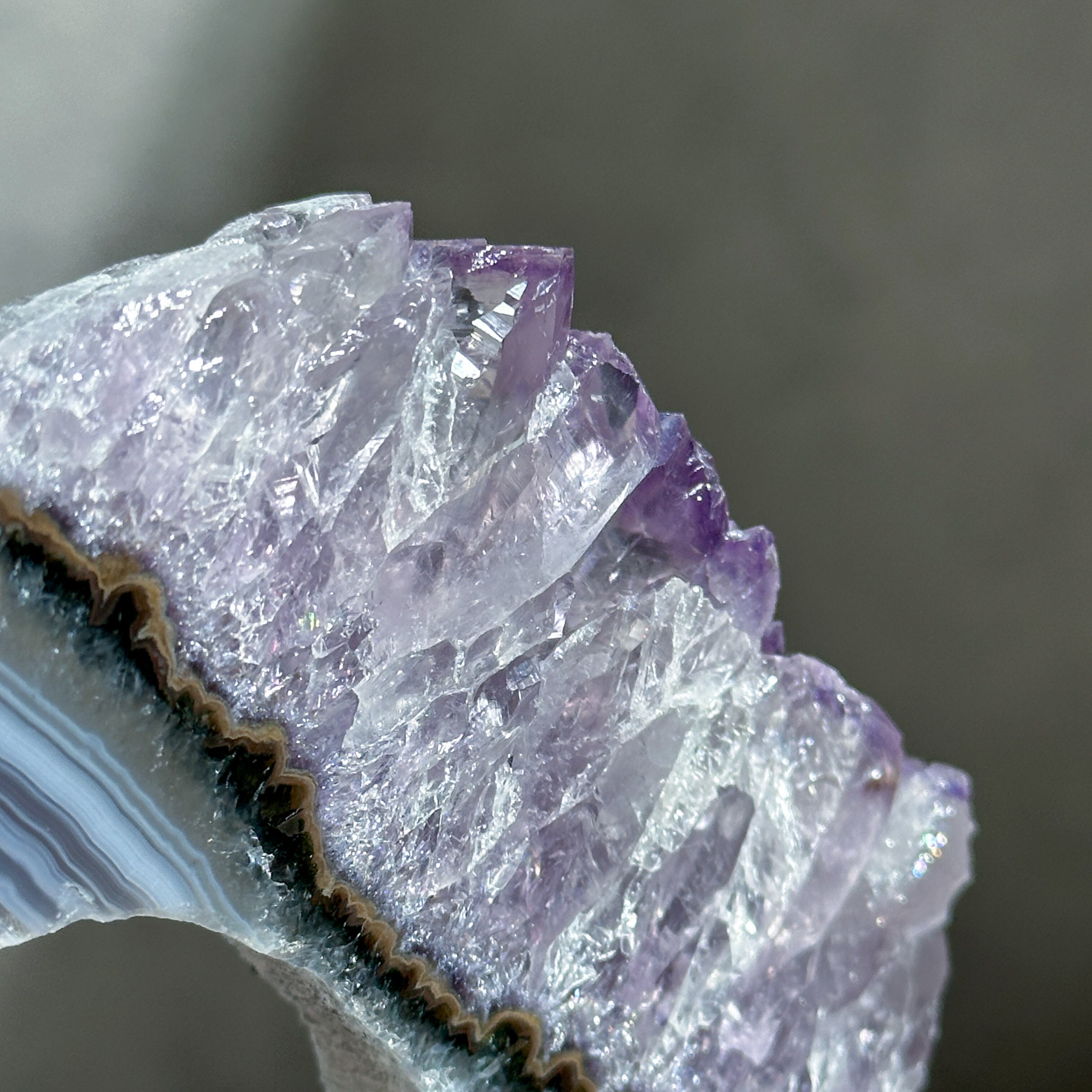 アゲート×アメジスト 月41◇ Agate ×Amethyst◇天然石・鉱物