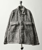 many men many mind Melange shaggy shirt blouson (BRN) M2523030