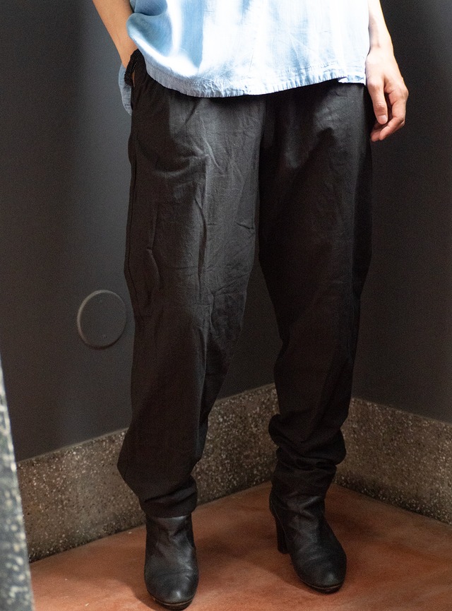 unknown 1980s Sheeting fabric easy pants