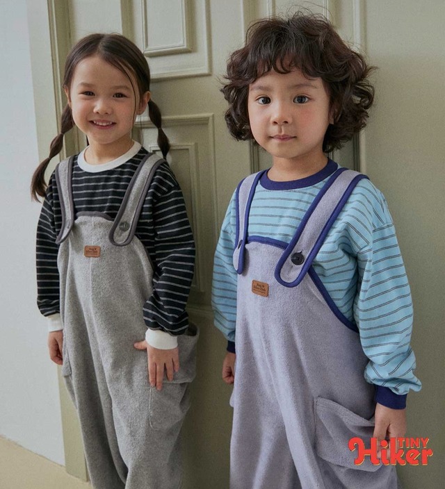 《送料無料》予約:ルーカス配色ストライプT【TinyHiker】