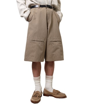 MATSUFUJI / M261-0402 / CL WORK SHORTS (SAND)