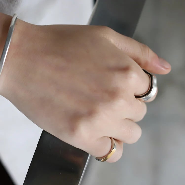 TEN.(テン) プレイナーリング MIX (9~21号) | サウスオレンジ｜メンズ