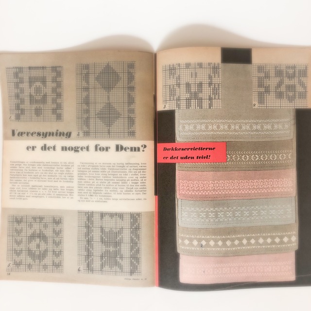 デンマーク ヴィンテージファッション雑誌セット Damernes Verden Folklora デンマーク ヴィンテージファッション雑誌セット Damernes Verden Folklora