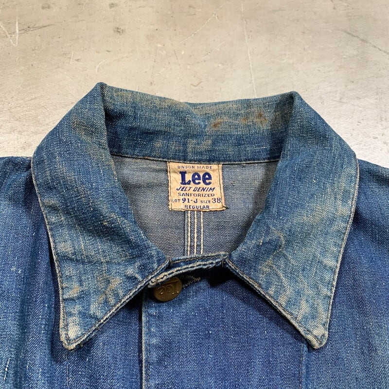 vintageshop61190's LEE 91-j リー デニムカバーオール 4012 L