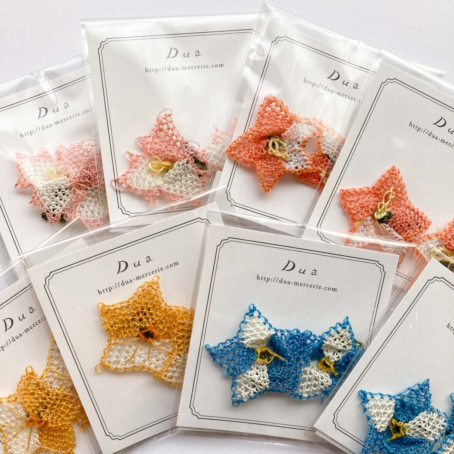 最終入荷〉ツツジ風お花手編みトルコオヤパーツ（2p） | Dua