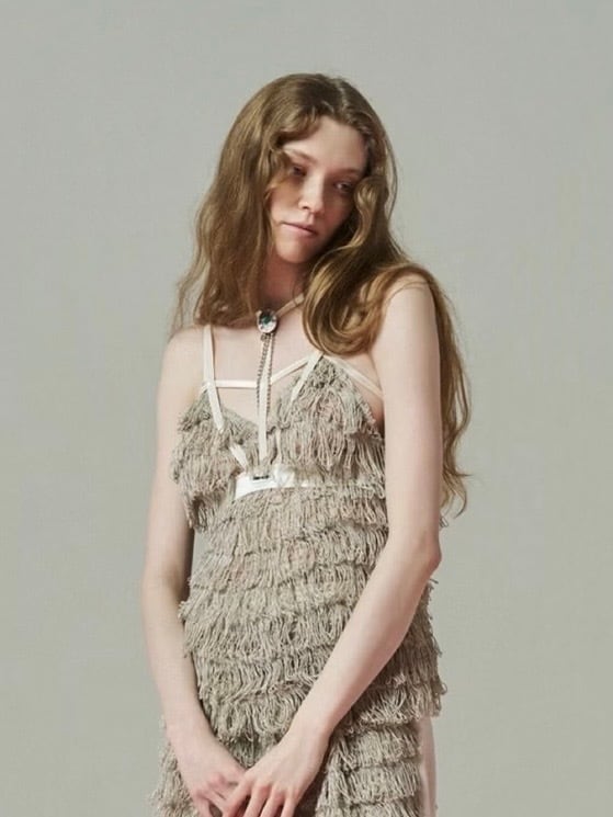25AW】FETICO フェティコ / Lace up denim bustier / デニムビスチェ